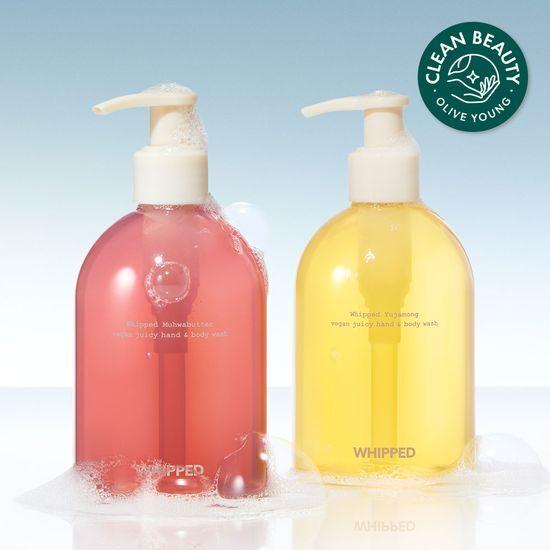 Whipped Vegan Juicy Hand & Body Wash 290ml (Choose 1: Butter or Grapefruit)