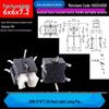 LED Luminous Tactile Switch 6x6x7/7.2mm Through-Hole Reset Button