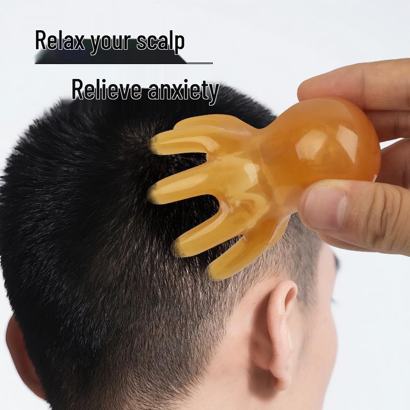 Octopus Scalp Massage Comb - Wide-Tooth Head Therapy Tool