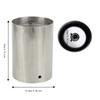 Metal Construction Golf Hole Cup Bottom Drain Hole Golf Green Cup Golf Flagstick Cup  Golf Course