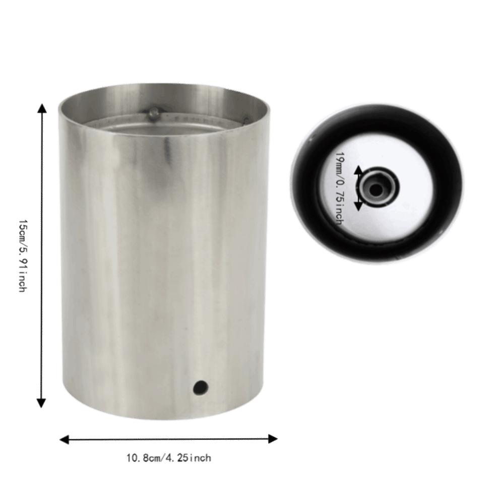Metal Construction Golf Hole Cup Bottom Drain Hole Golf Green Cup Golf Flagstick Cup Golf Course