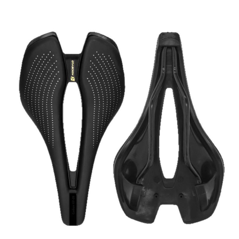 Comfortable Short-Nose Hollow Saddle With Steel Carbon Fiber Base Mountain Road Bikes