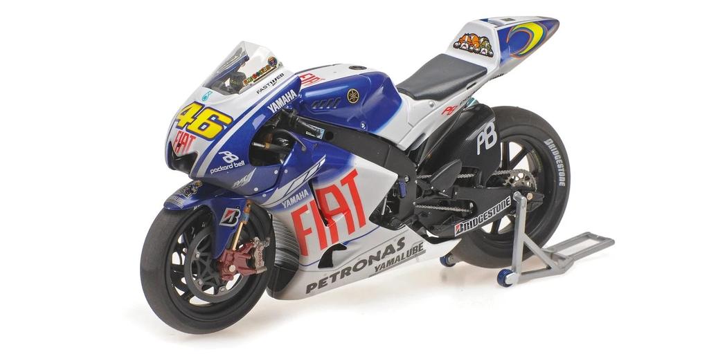 Minichamps Scale Yamaha Valentino Rossi 2009 MotoGP World Champion 1/12 YZR-M1 #46