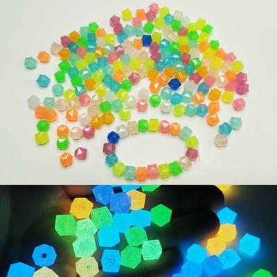 10mm Glow-in-the-Dark Fluorescent Beads: Luminous DIY Children's Bracelet Jewelry Accessories