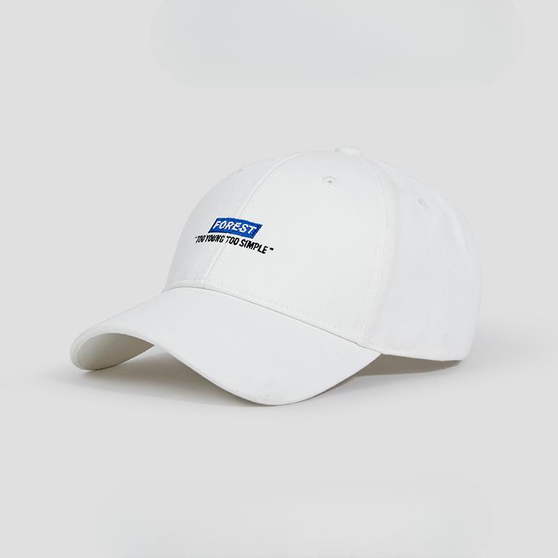 

Кепка-утка Мужская Корейский стиль вышитая бейсболка тренд все лето вышитая бейсболка с солнцезащитным козырьком M（56-58cm）