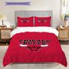 Biancheria da letto iconica Legacy dei Bulls(1 * copripiumino + 2 * federa, senza nucleo) Set biancheria da letto Copripiumino e federa Morbido e confortevole