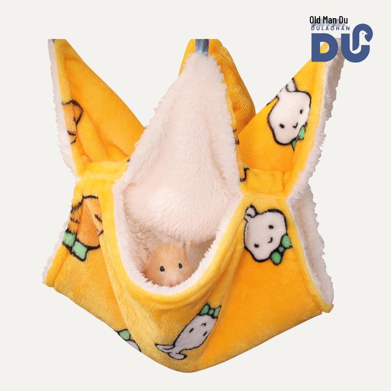 Small Pet Hammock: Cozy Autumn/Winter Sleep Sack for Sugar Gliders, Hamsters, and Squirrels