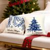 Beige Christmas theme Cushions Pillowcase Polyester Cushion Cover Throw Pillow Pillowcover Home Car Sofa Decor