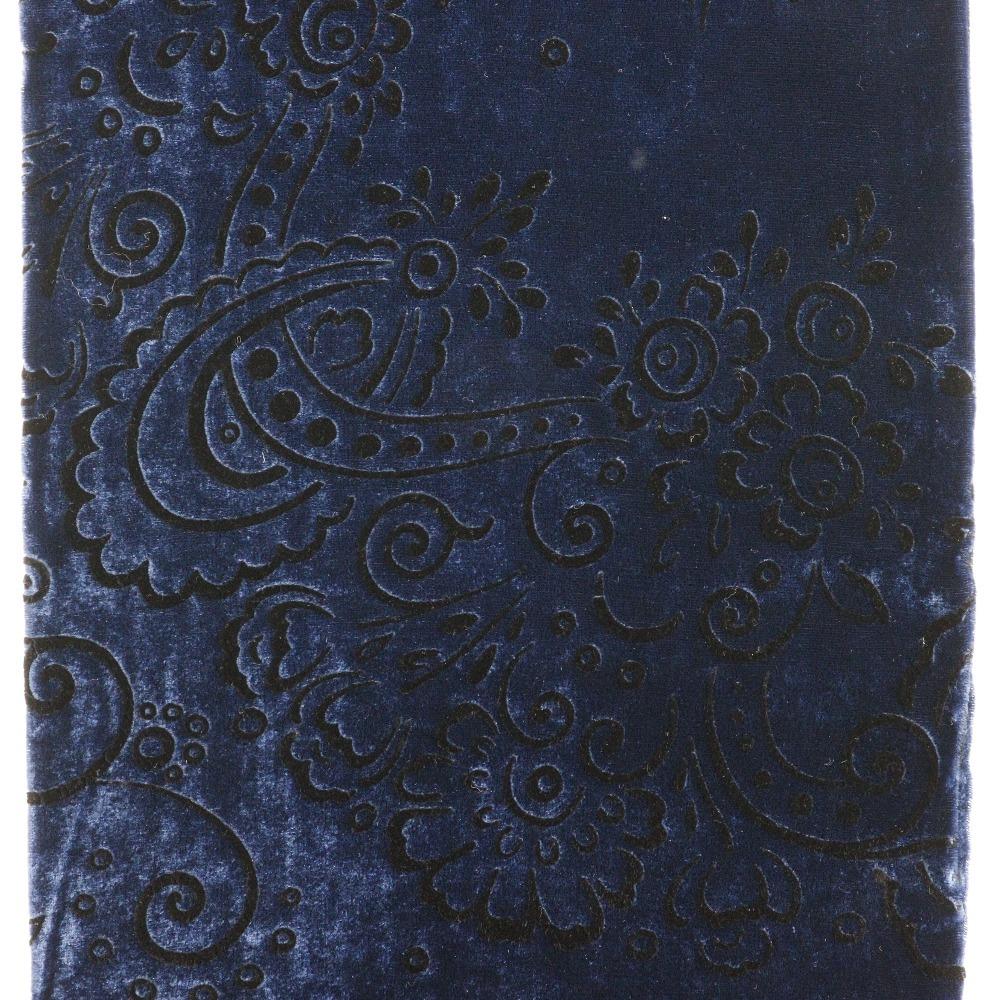 Salvatore Ferragamo Scarf Stall Navy blue Velor Women Used