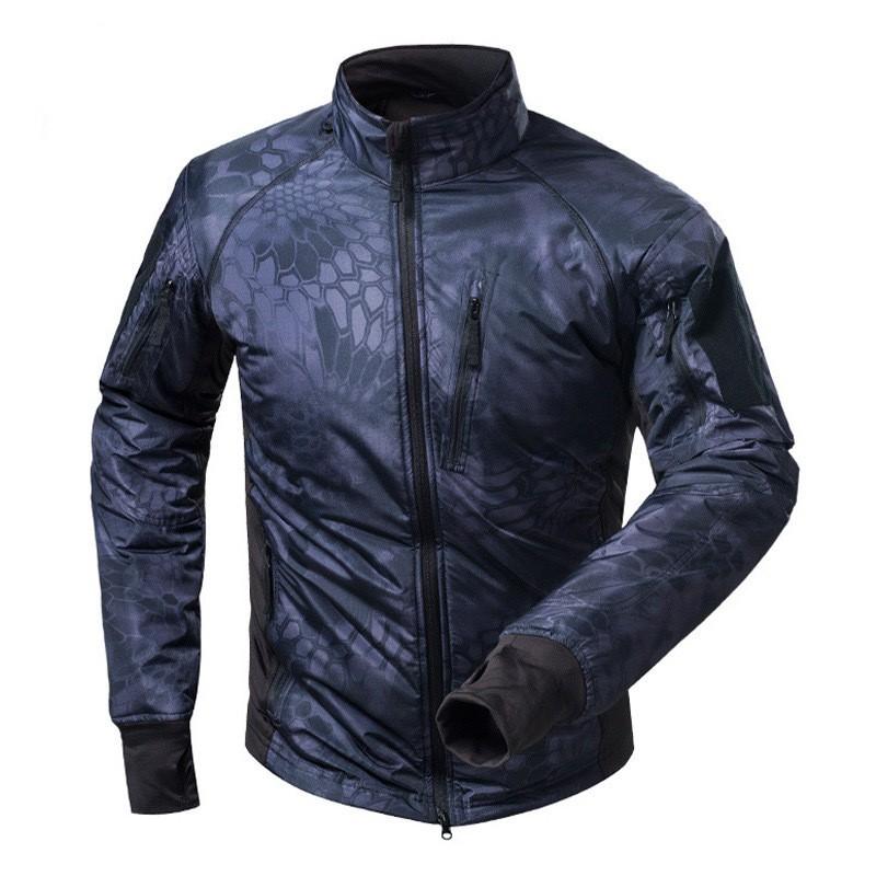 Men Women Tactical Camo Jacket Lightweight Waterproof Windproof Outdoor Ski Hiking Shell Coat With Fleece Lining