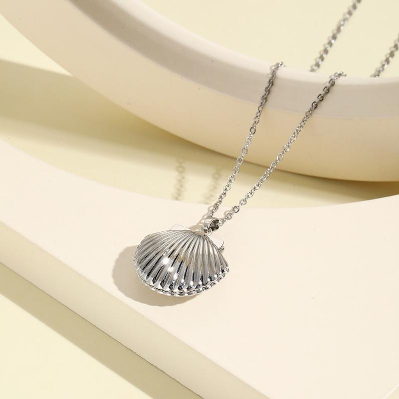 DIY Photo Pendant Charm Clavicular Chain 40+5cm Adjustable Length Women Jewelry