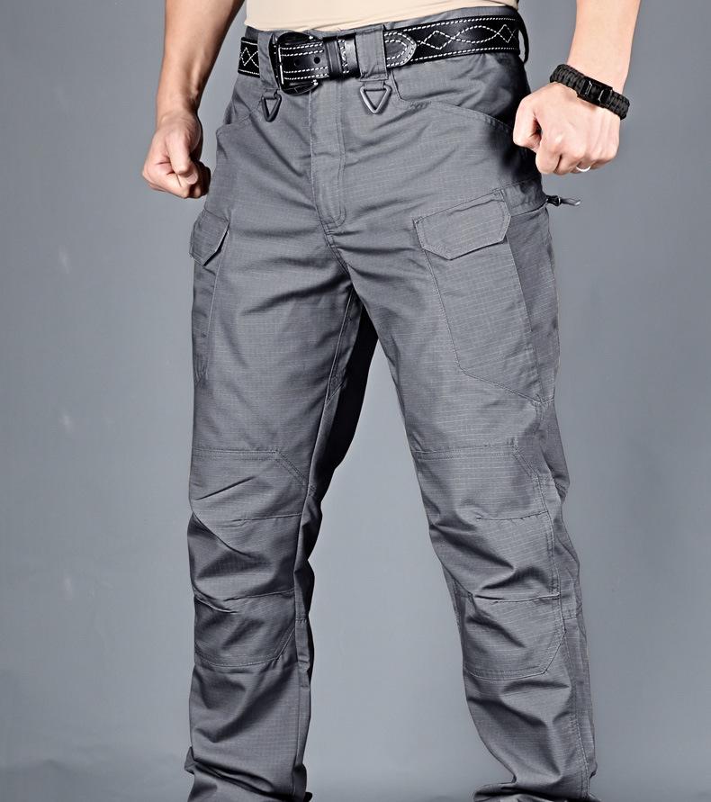 Men's Outdoor Multi Functional Tactical Pants Multi Pocket Outdoor Hiking Sweatpants Water-repellent Wear-resistant