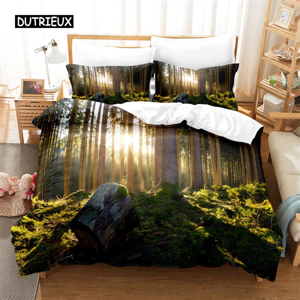 Creative Leaves Bedding Set Duvet Cover Set 3d Bedding Digital Printing Bed Linen Queen Size Bedding Set Fashion Design