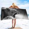 Wildlife Animals Beach Towel,Oversized Microfiber Pool Shower Bath Swimming Towel,Soft Thin Quick Dry Sand Free Towel Gift Decor