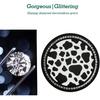 2PCS Bling Cow Print Car Accessories for Women, Universal Auto Cute Anti Slip Cup Holder ert Coaster