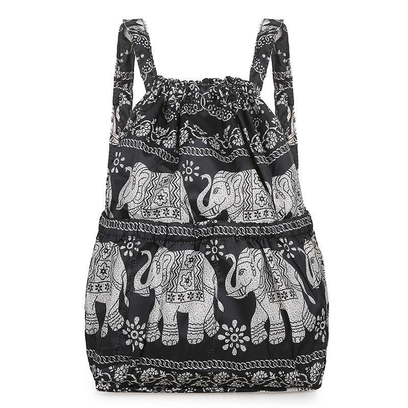 

Универсальный рюкзак, женская дорожная сумка, нейлоновый студенческий рюкзак большой вместимости, карман на шнурке, сумка для мамы, спортивная сумка