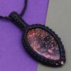 Stick Agate Macrame Thread Gemstone Handmade Jewelry 20-36''Ad Pendant Unisex