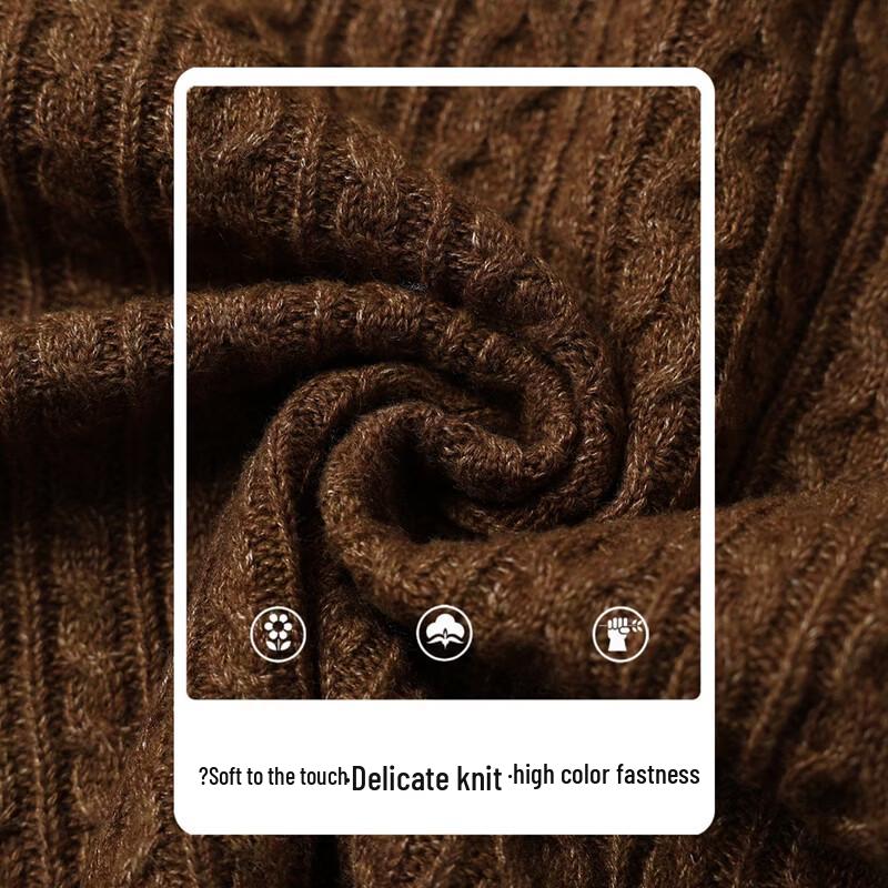 Hengyuanxiang Women's Loose Hooded Knitted Cardigan