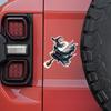 Witch on a Broom Car Stickers Waterproof Vinyl Decals Auto Body Window Bumper Decor Motorcycle Helmet Stickers TM184