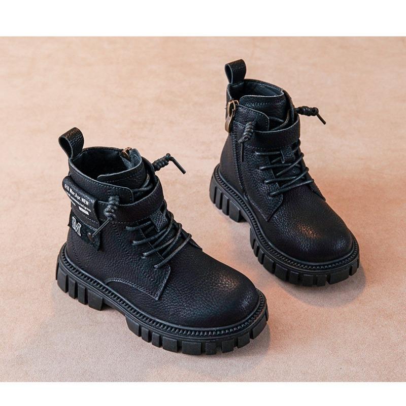 Mode lässig kinder einzigen stiefel herbst und winter neue Britischen stil kleiner junge baumwolle stiefel Martin stiefel