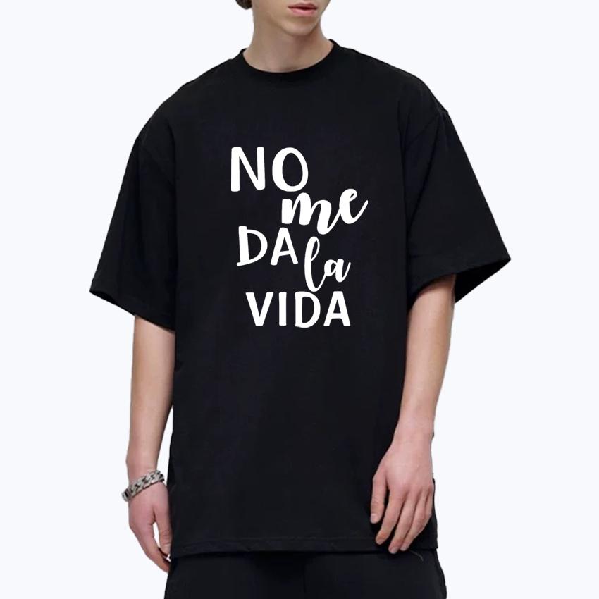 Fashion Letter It Doesn't Give Me Life Street Hip Hop Tee shirt 100% Cotton Men Women Printed Tops Unisex short sleeve t-shirts