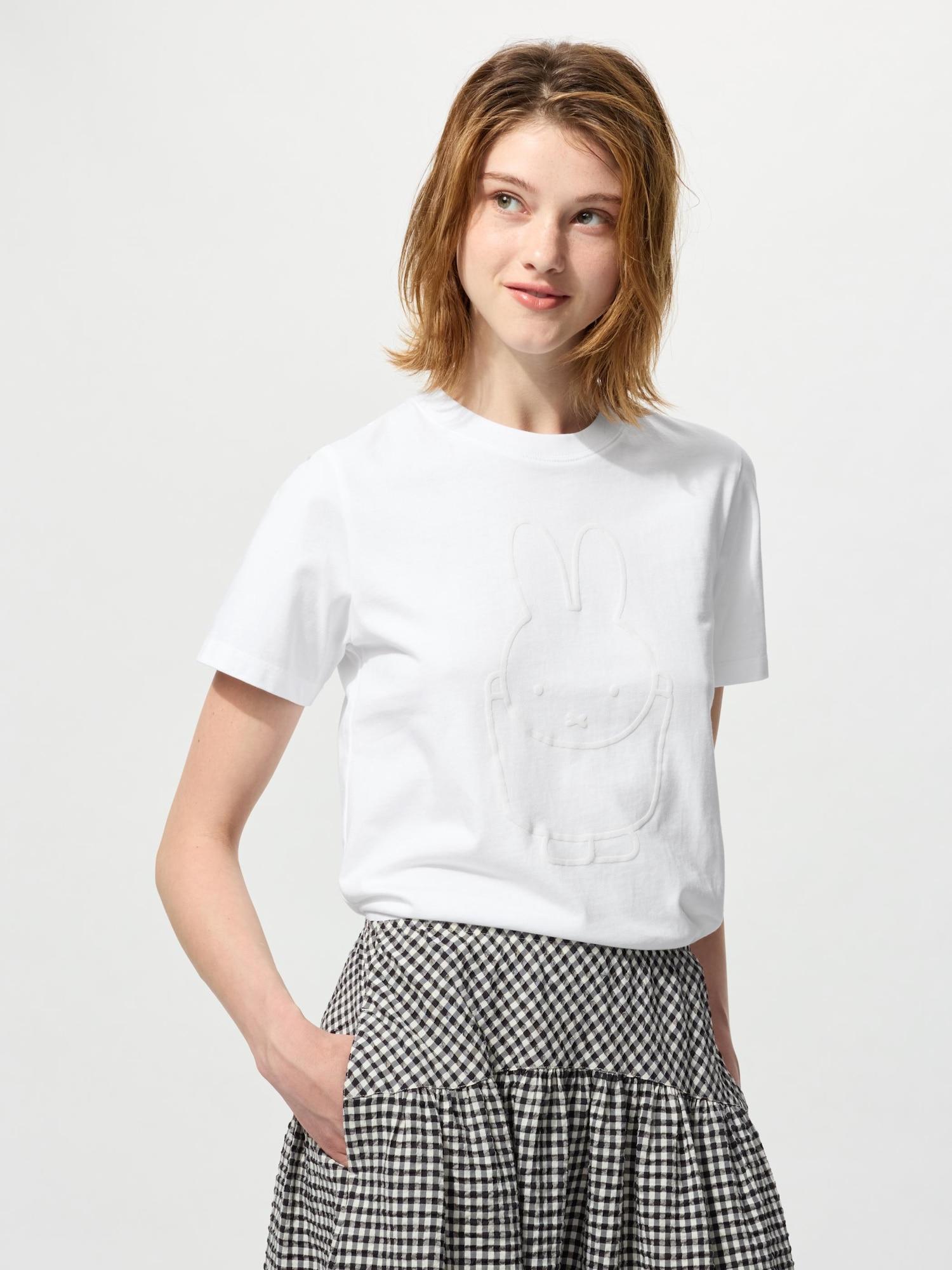 

Uniqlo Miffy UT Графическая футболка с коротким рукавом E