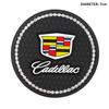 AABHV1 Car Non-slip Water Cup Pad Diamond Rhinestone Bling Decoration For Cadillac Escalade GT4 XT4 ATS XT5 CTS XTS RS Accessories