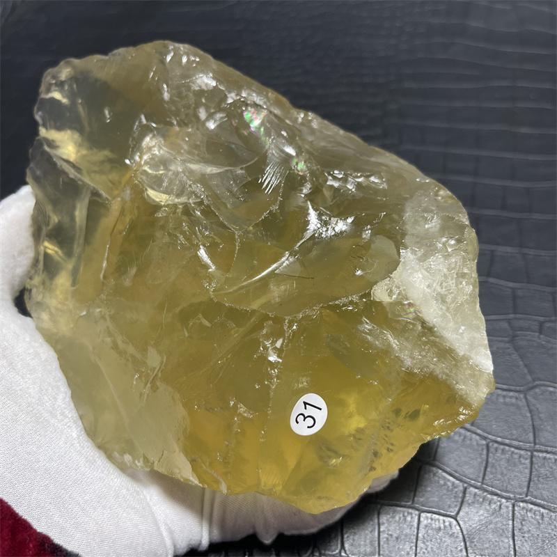Natural Topaz Crystal Rough Raw Stone Rock Specimen Brazil