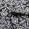 BILU Thicken Yarn Woven Polyester Cotton Linen Ethnic Jacquard Fabric for Home Textile