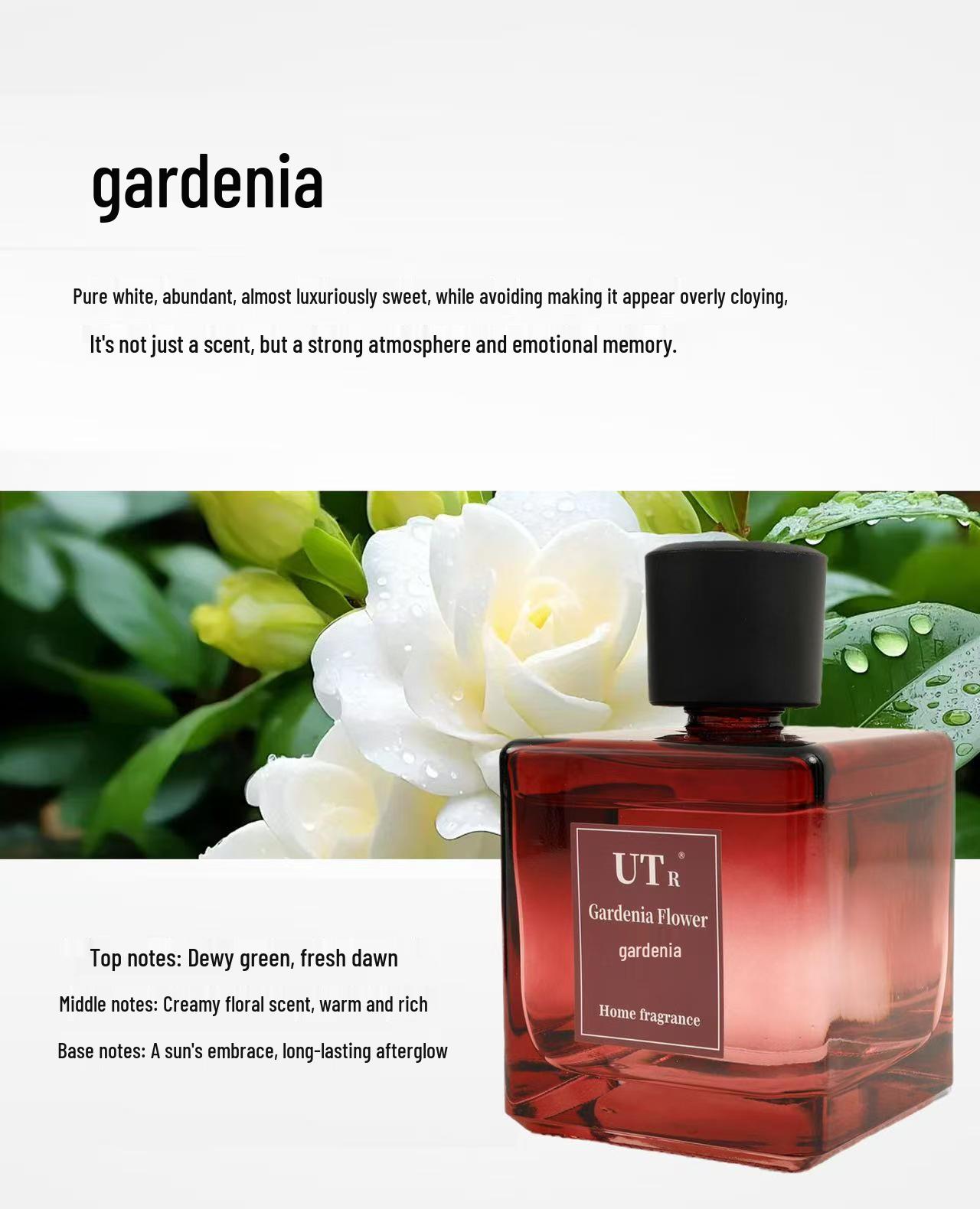 Gardenia Aroma Diffuser, 500ML Electric Flameless Scent Spray for Hotels & Homes, Long-Lasting Fragrance 500ML