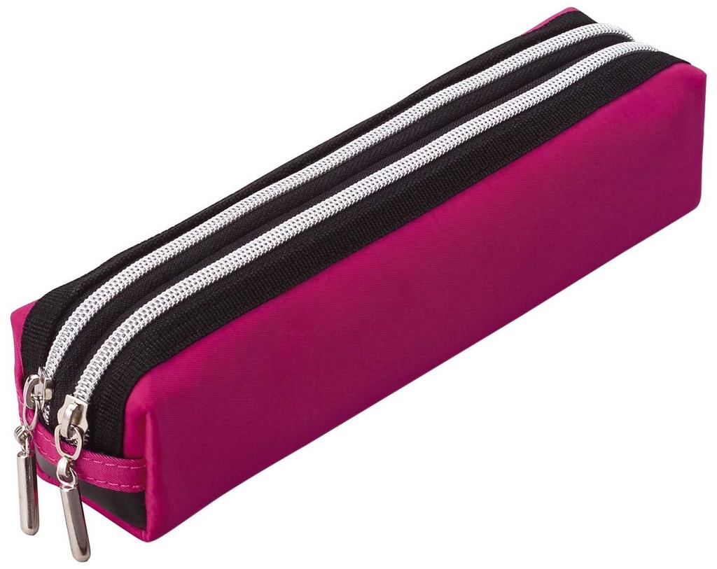 Raymay Fujii Pen Double Pink FY276P Case, Zipper,