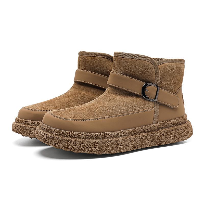 Snow Boots Thick-soled Heightening Plush and Cotton Outdoor Martin Boots Cotton Shoes