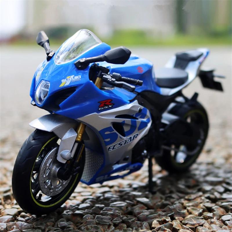 1/12 Scale Suzuki GSX-R1000R Alloy Racing Motorcycle Model Diecast Street Cross-Country Motorcycle Model High Simulation