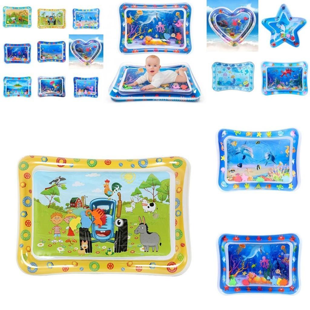 Colorful Inflatable Water Play Mat For Babies Pvc Material Variety Of Designs