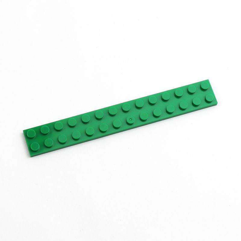 10pcs/lot DIY Building Blocks Plate 2 X 14 Educational Assemble Construction Toys for Children Parts 91988