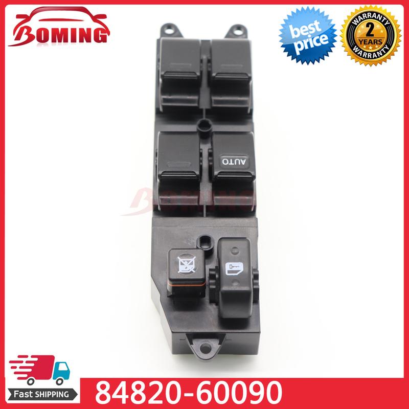 Fit For Toyota Corolla Camry Avalon Echo Yaris 4Runner Hilux Land Cruiser Power Window Lifter Master Control Switch 84820-60090