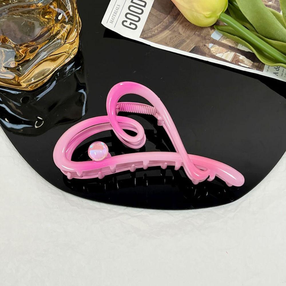 

Oil Drip Hair Crab Clip Large Geometry Hair Claw Unique Cross Shark Clip Women
