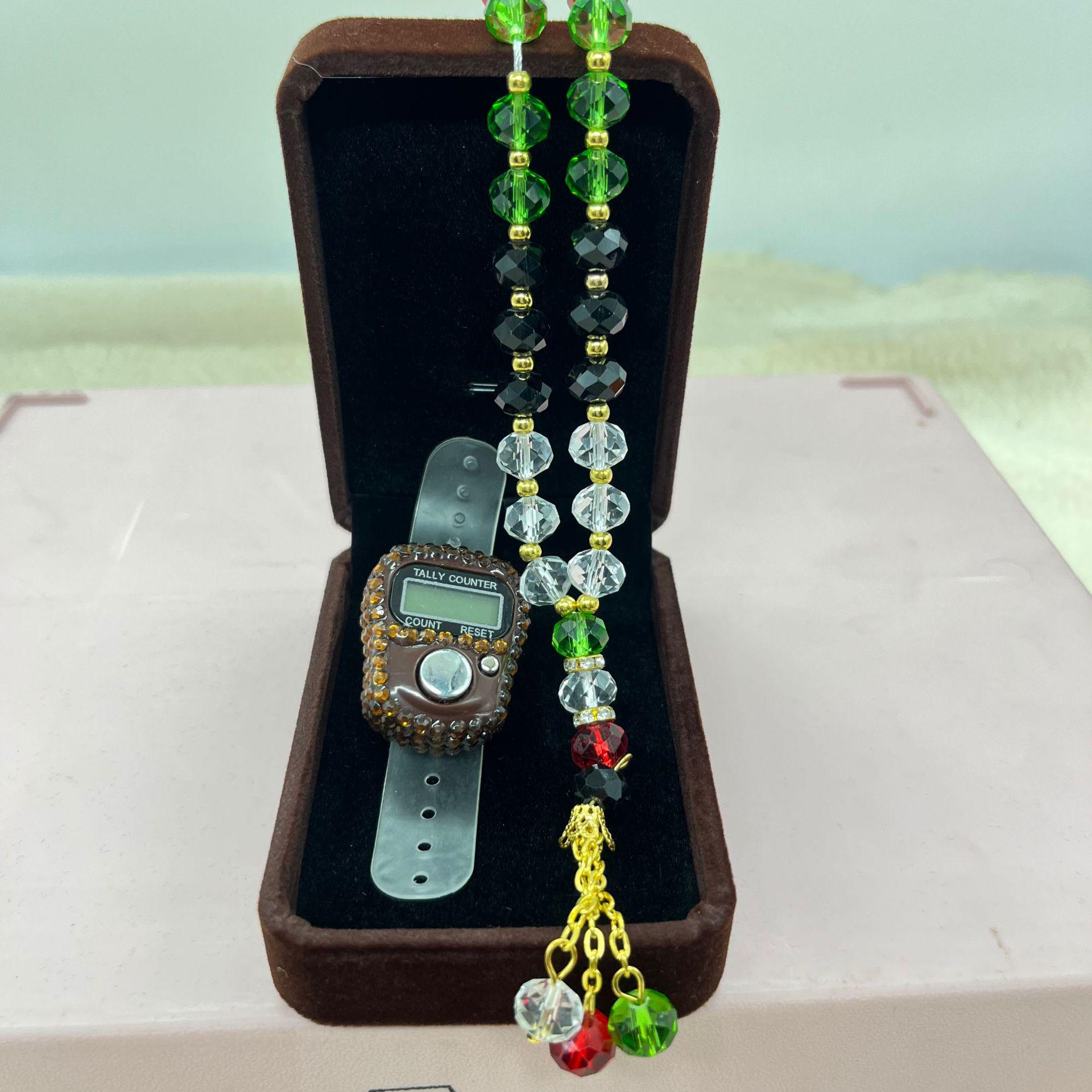 Central Asia 5-Country Bracelet: 33 Beads, 10MM, Kazakhstan Gift