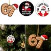 Santa Sagt 6-7 Weihnachtsornament 2025 Baumdeko Unartig Wichteln Geschenk Niedlich Strumpf Einzigartige Feiertagsdekoration