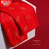 Men's Red Antibacterial Pure Cotton Boxer Briefs