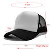High Quality Custom LOGO 5 Panel Mesh Baseball Cap Print Embroidery Sponge Foam Trucker Hats