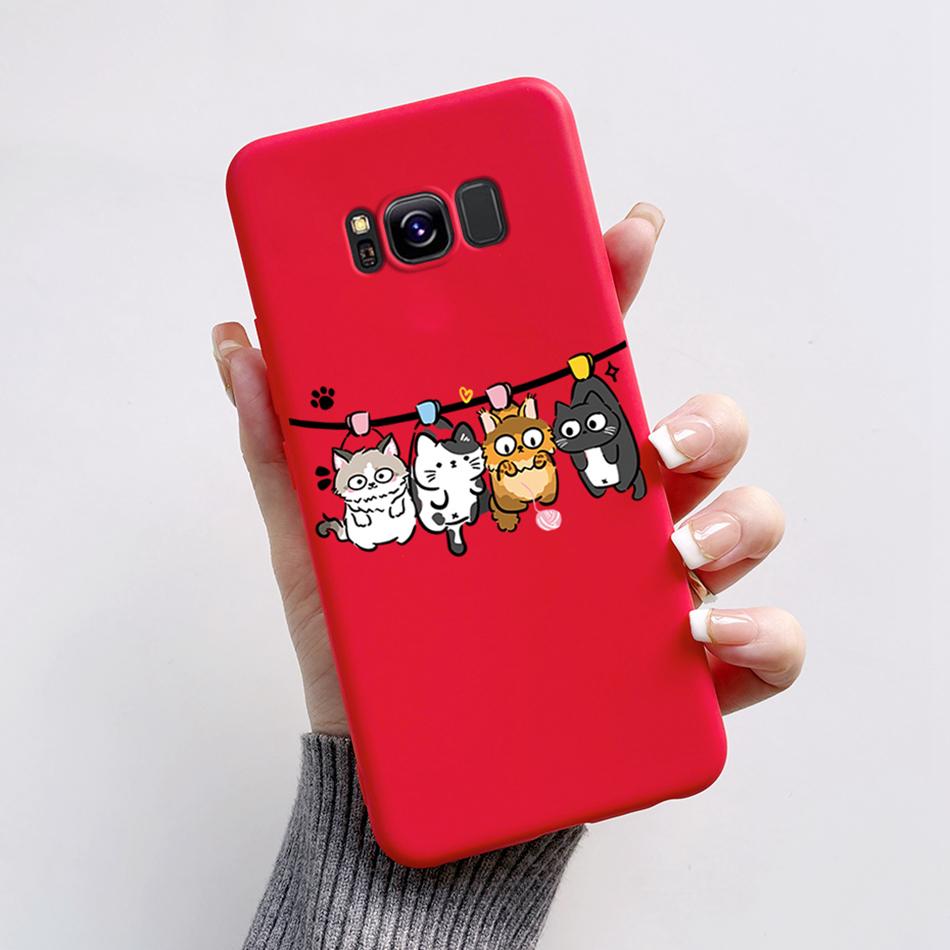 For Samsung Galaxy S8 Plus Case Galaxy S8 Shockproof Back Phone Cases For Samsung S8 GalaxyS8 Plus Cartoon Silicone Cover Bumper