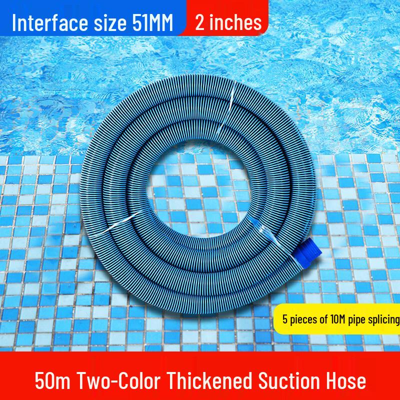 Jundingying 2-inch Dual-Color Thickened Swimming Pool Vacuum Hose
