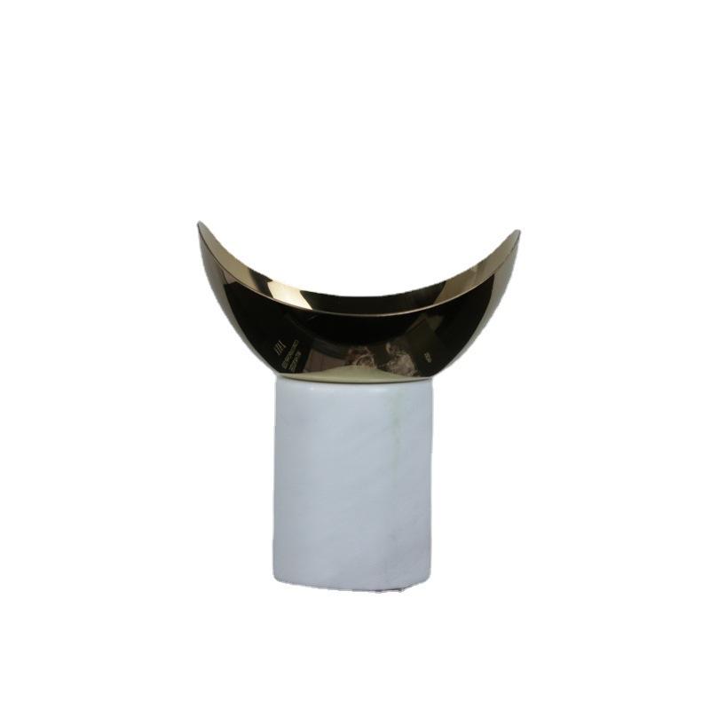 

Современный простой мраморный цветочный горшок из нержавеющей стали для гостиной, тумба под телевизор, офисный стол, кабинет, стильное светлое украшение