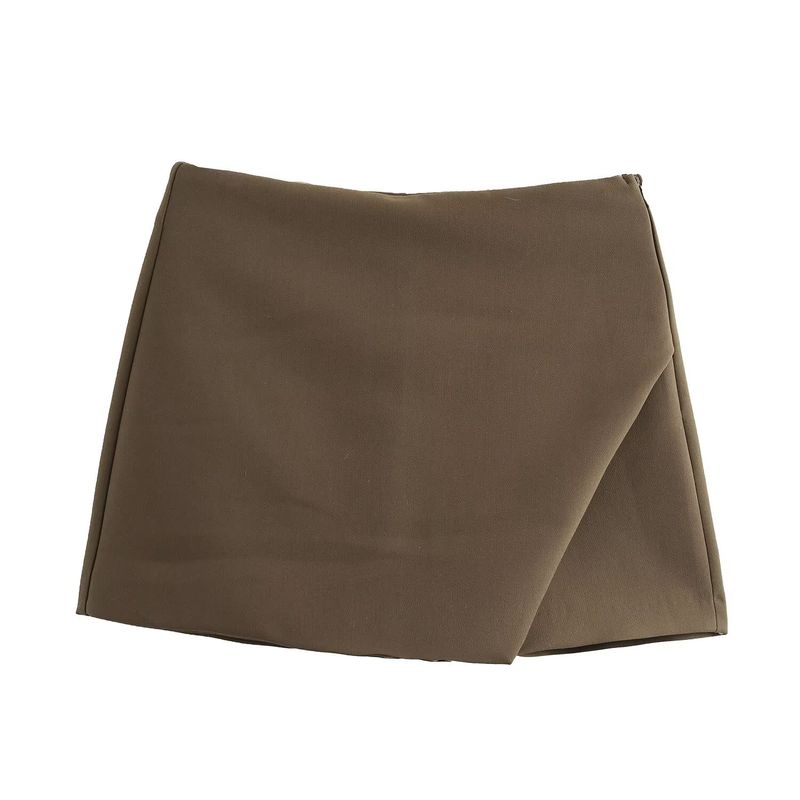 Kaslead New Arrival Women's Fashion Style Fashion Minimalist Versatile Asymmetric Culottes 3152532