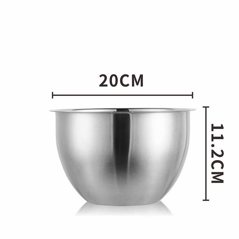 ZISIZ Home Stainless Steel Mixing Bowl