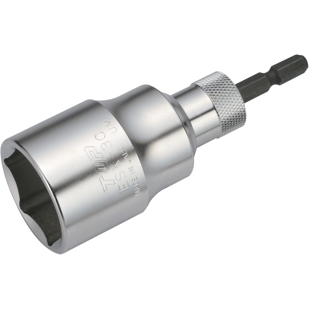 

TOP Replacement Socket for Electric Drills, 30mm Diameter, Interchangeable Shank, ESK-30, Tsubame-Sanjo, Made in Japan