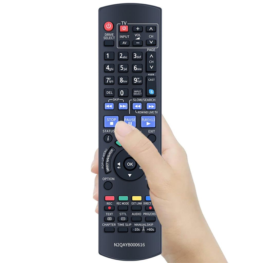 N2QAYB000616 For Panasonic Blu-ray Disc Recorder Infrared Remote Control Replacement Handheld Controller