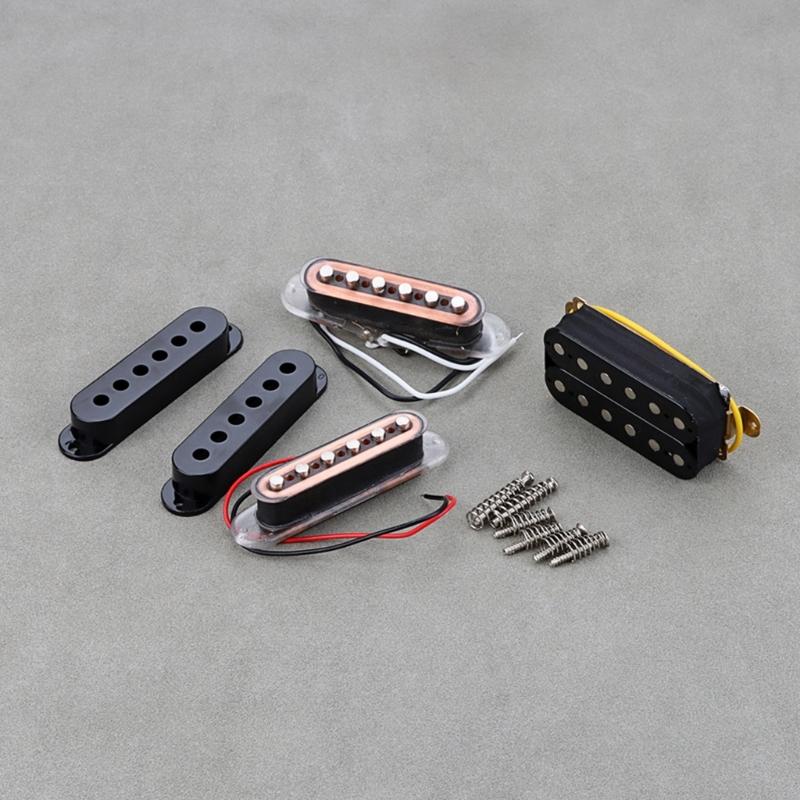 Electric Guitar Pickup Ceremic Magnet Neck Middle Bridge Single Coil Pickups & Screws Electric Guitar Parts Replacements