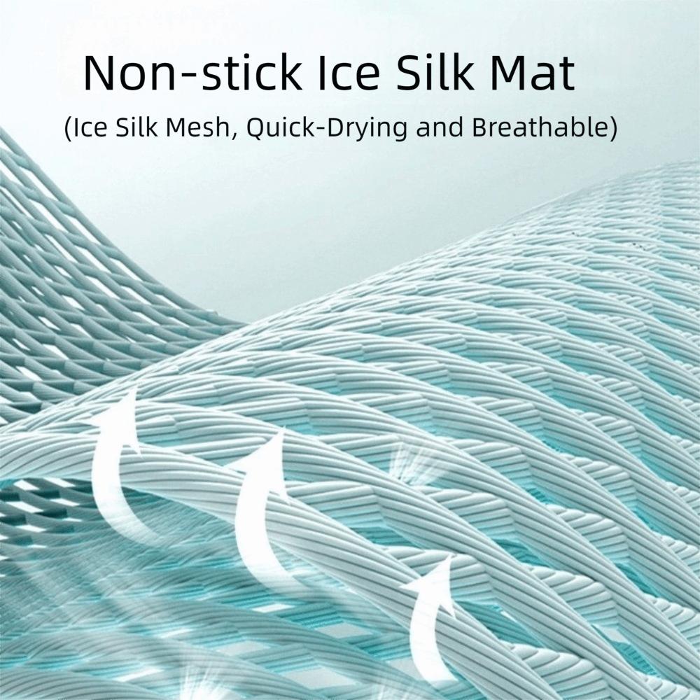 Soft Ice Silk Seat Cushion Non-slip Cooling Cushion Cute Car Chair Cushion  Four Seasons